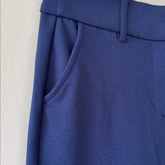 Ricki’s Scuba Crepe Wide-Crop Navy Pant - Picture 5 of 11